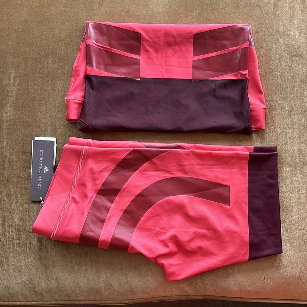 Stella McCartney 2 piece top leggings Yoga Sport Pilates Show room sample